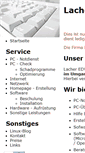Mobile Screenshot of lacher-edv.de