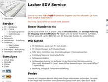 Tablet Screenshot of lacher-edv.de